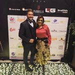 O colunista Fábio Soares e a Escritora Elizabeth Carolina